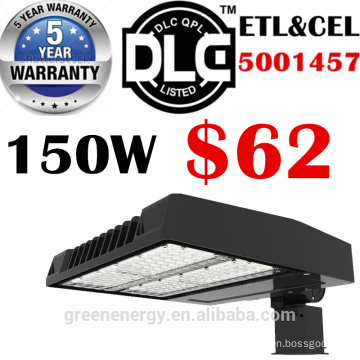 ETL UL DLC 5years warranty high quality all aluminum 100-277V 5000k 5700k led shoebox light 100W 150W 200W 250W 300W